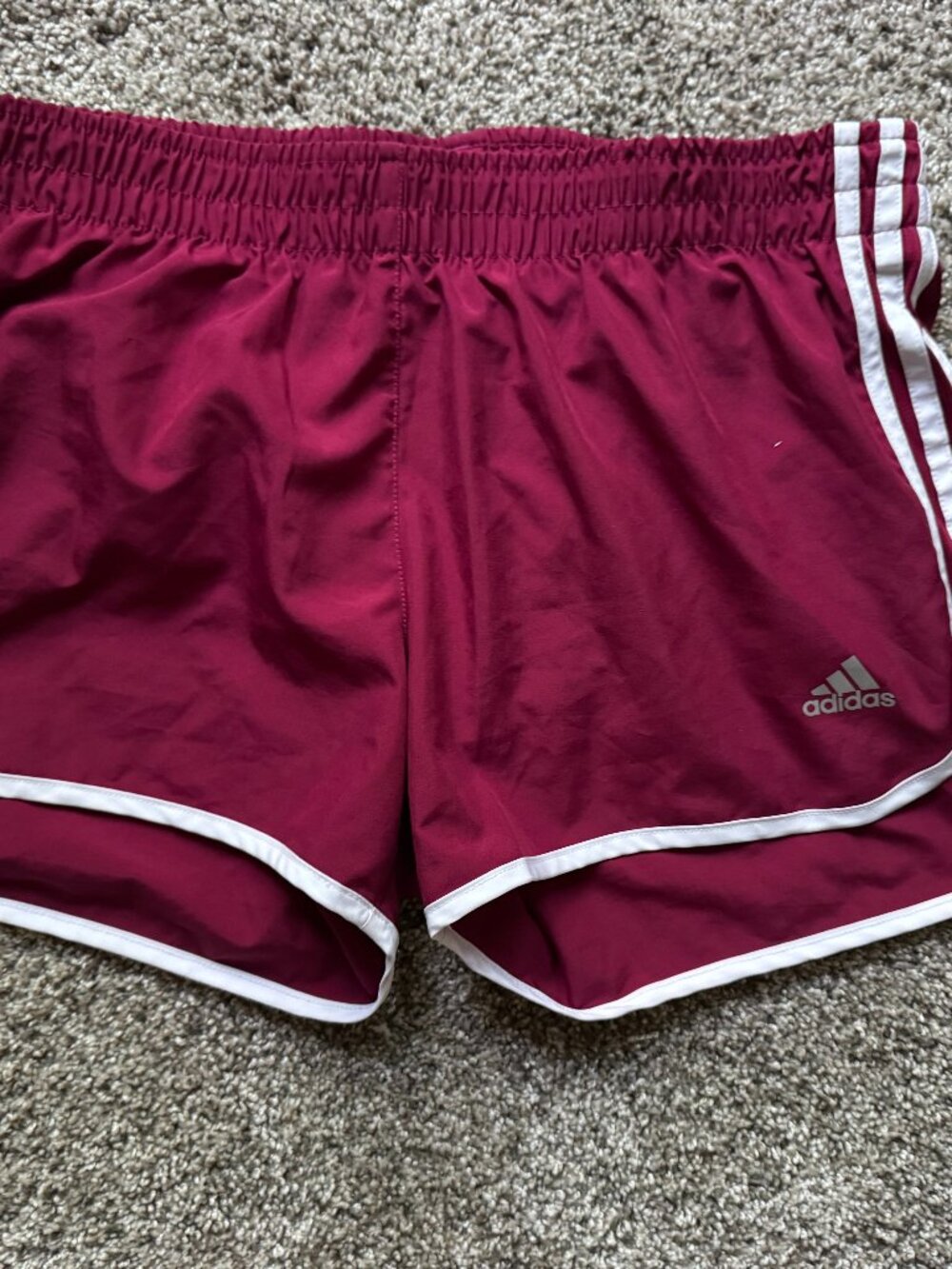 Women's Adidas Running Shorts  3"  Medium  Dark Pink